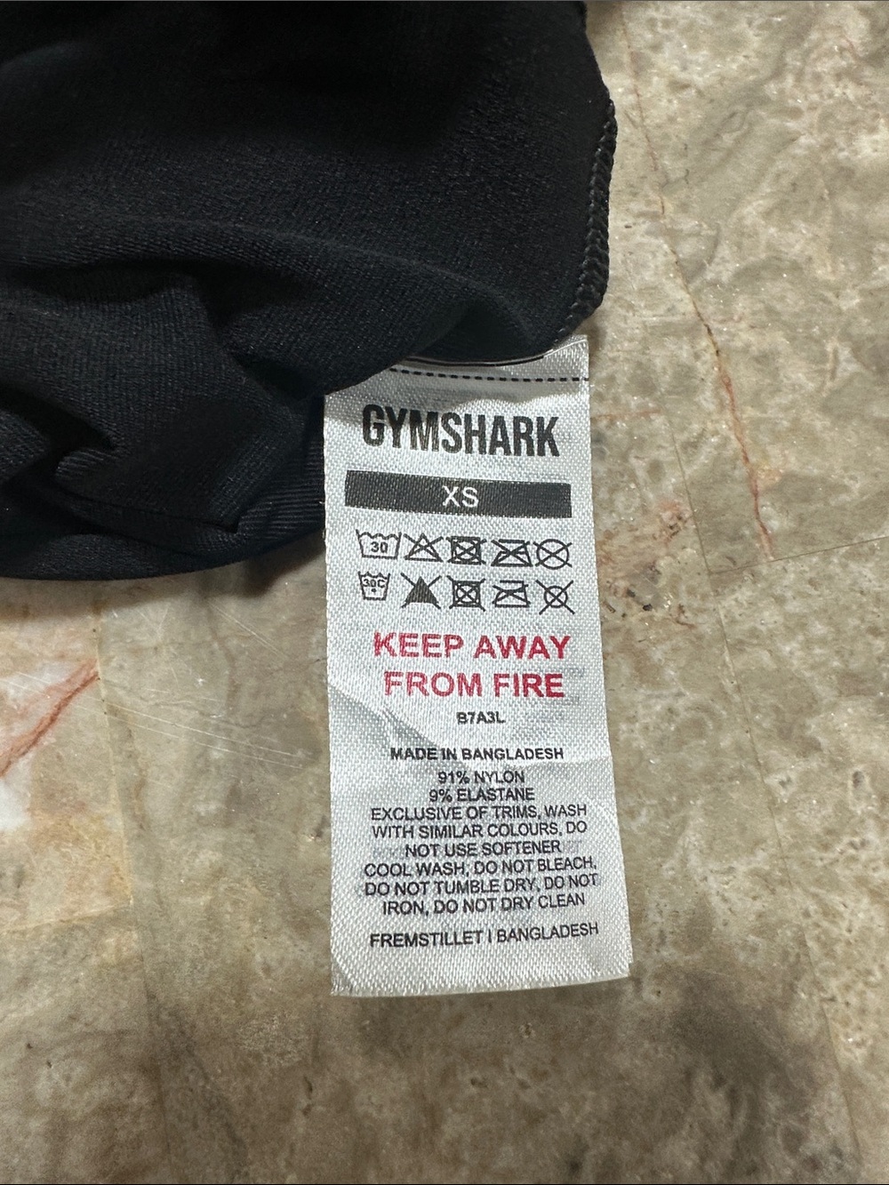 Gymshark Black Seamless High-Waist Leggings - Picture 7 of 7
